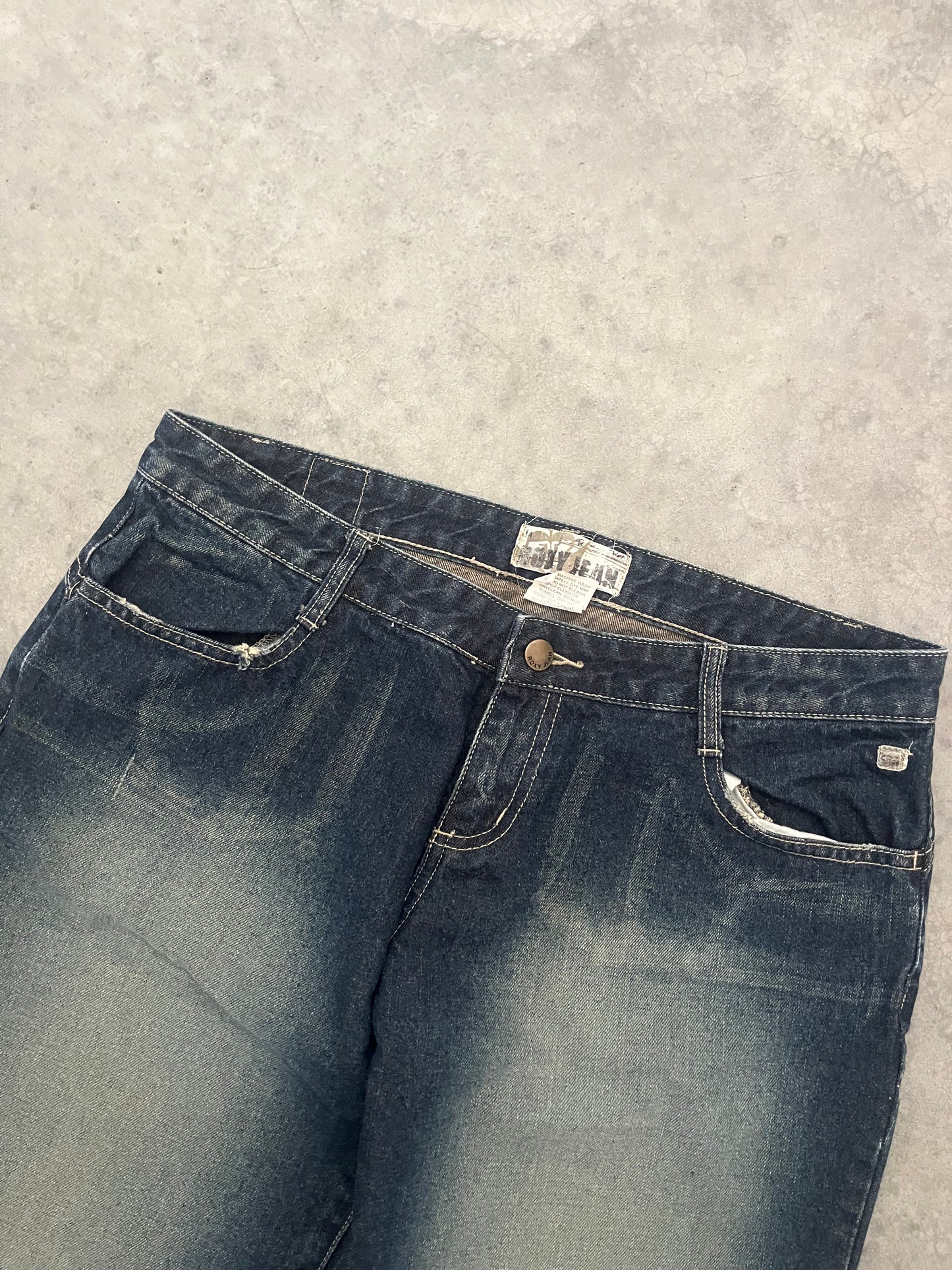 roxy spellout jeans - 33