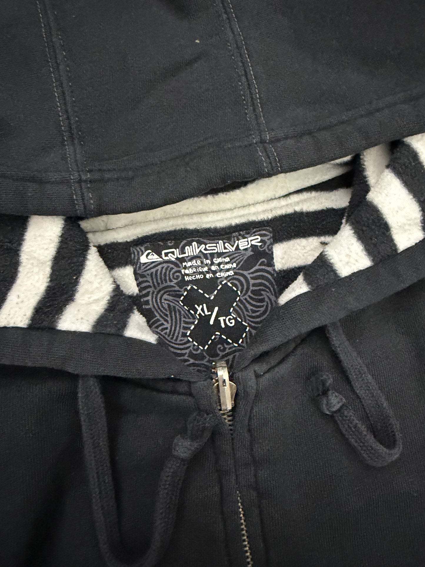 GRAIL quiksilver zip up hoodie -