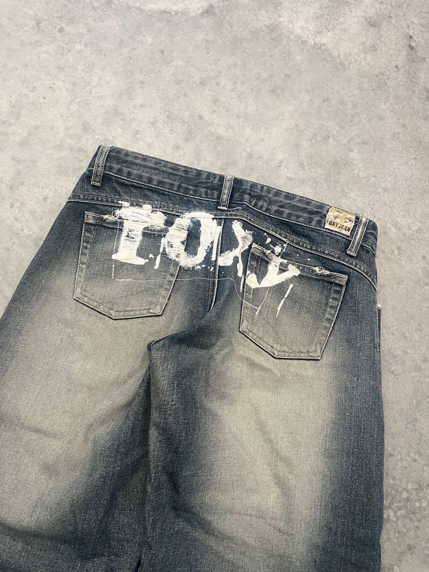 roxy spellout jeans - 30