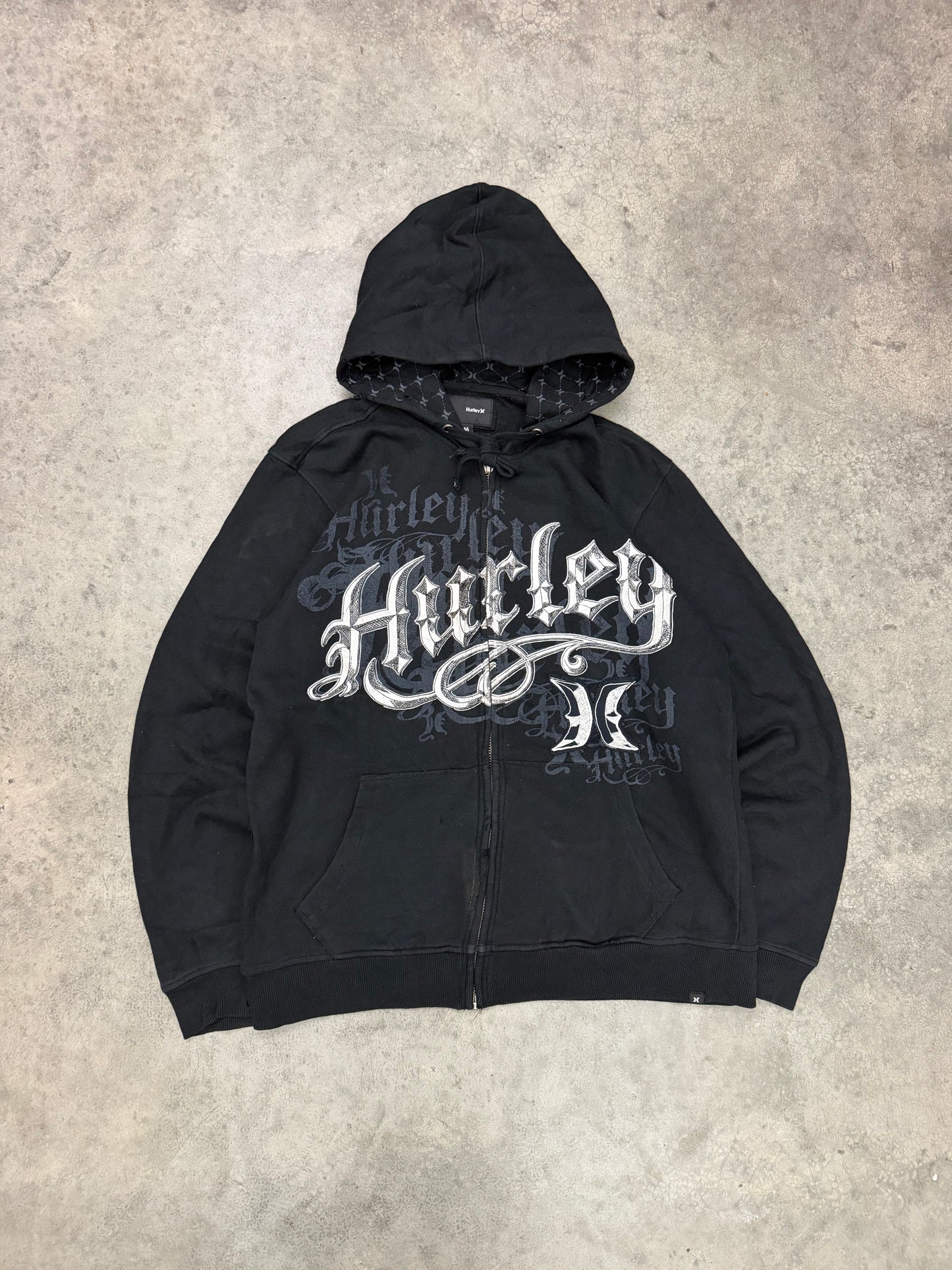 GRAIL hurley zip up hoodie - M