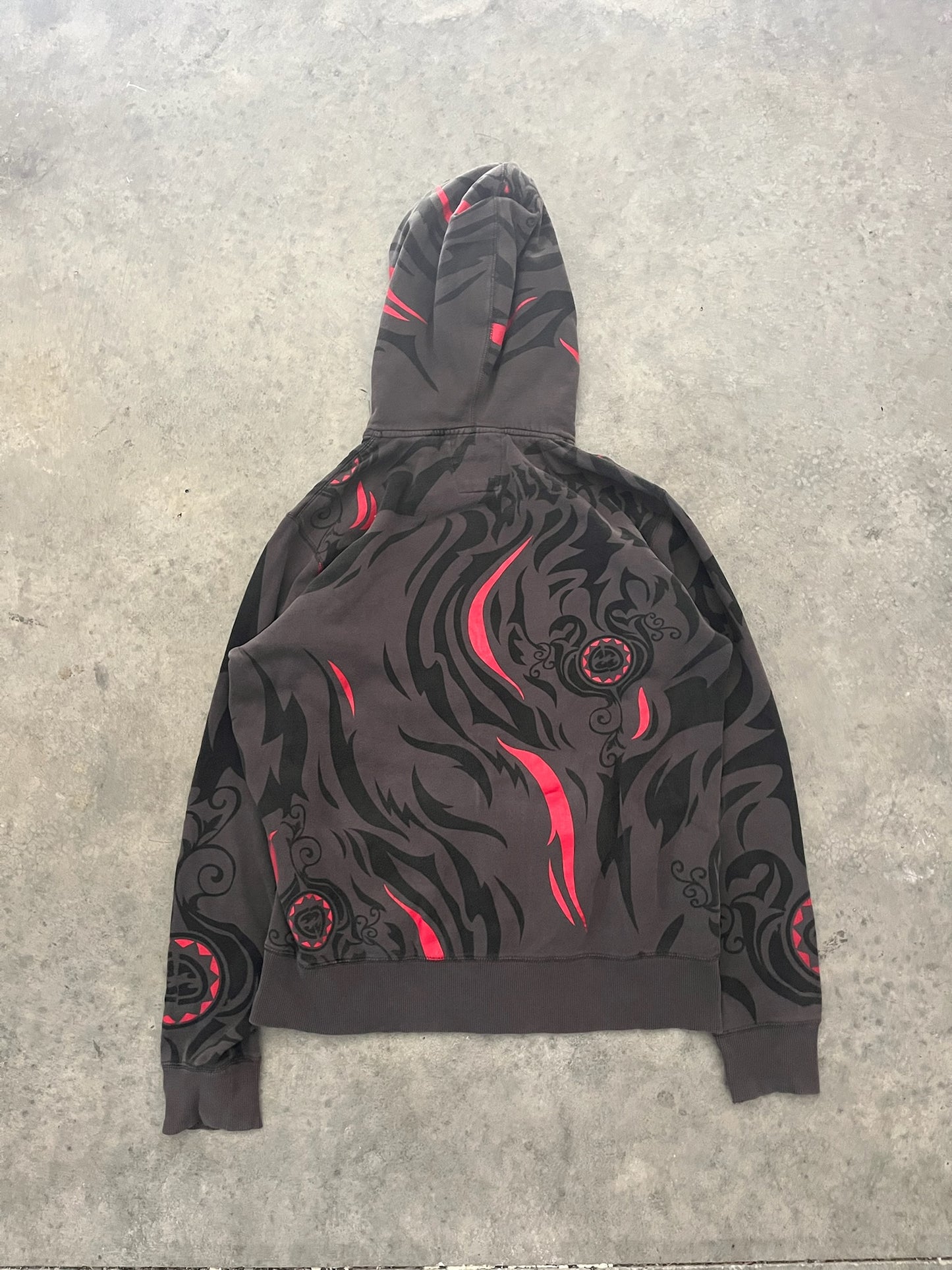 Full zip AOP billabong hoodie