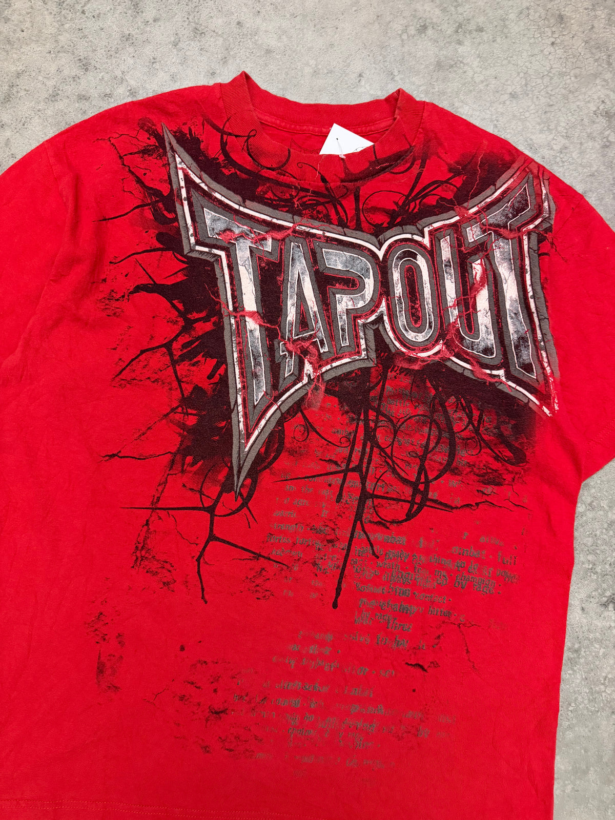 sickkk tapout tee - L