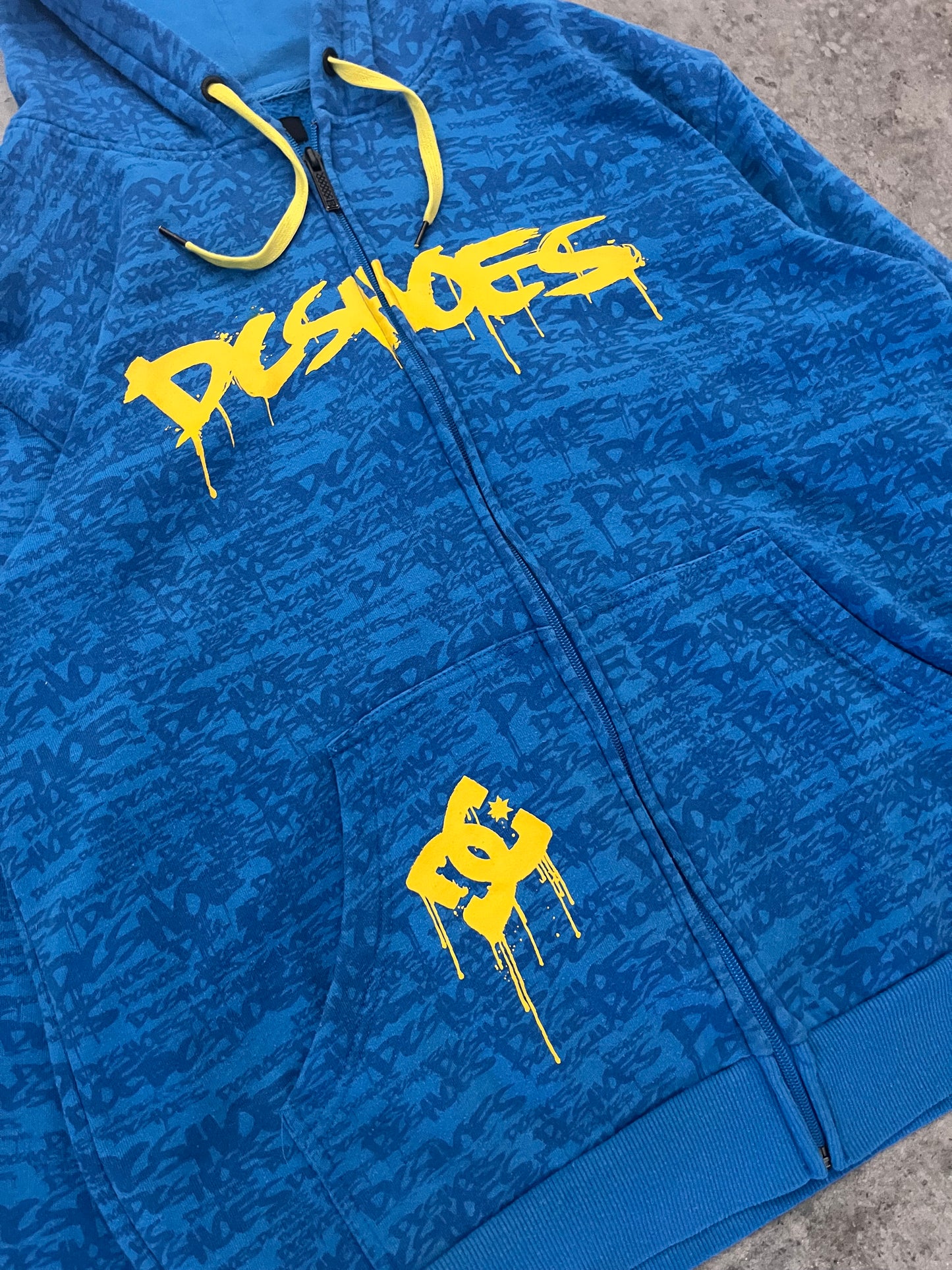 Blue aop DC hoodie