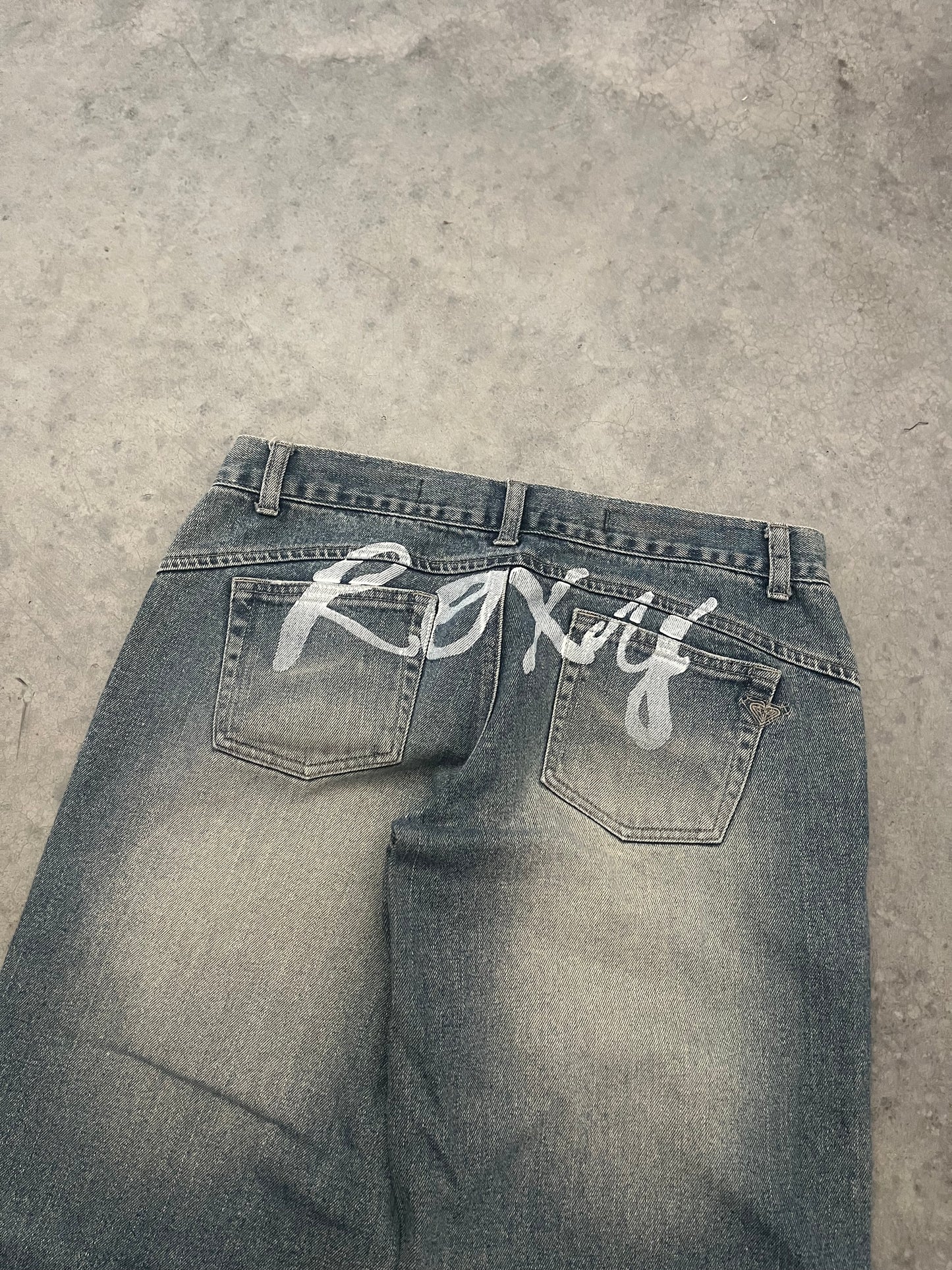 roxy spellout jeans - 30