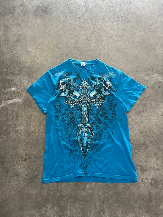 y2k skull tee