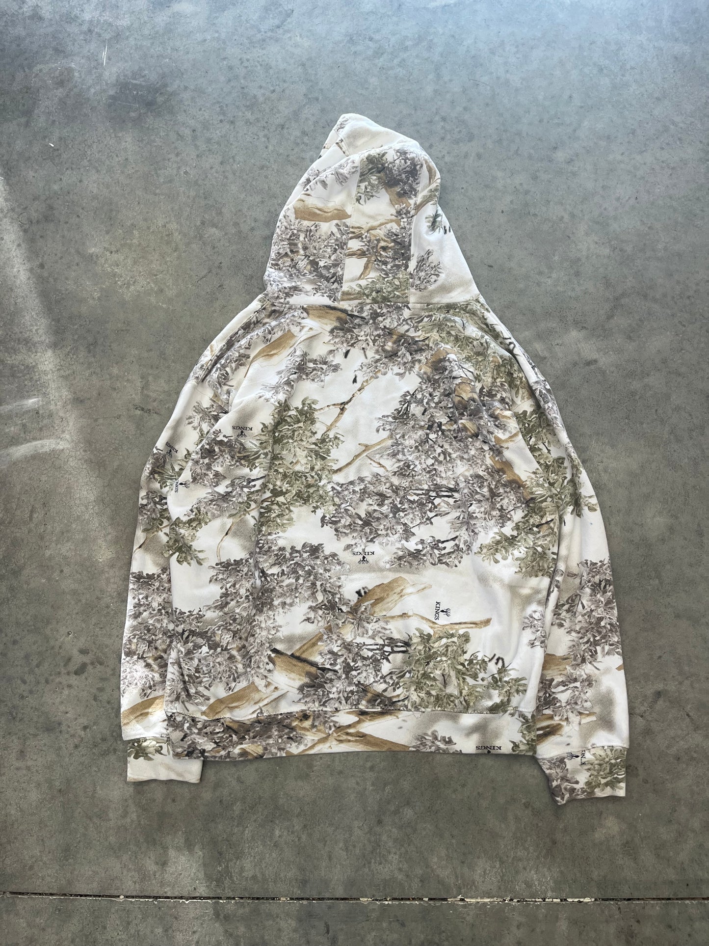 white real tree hoodie