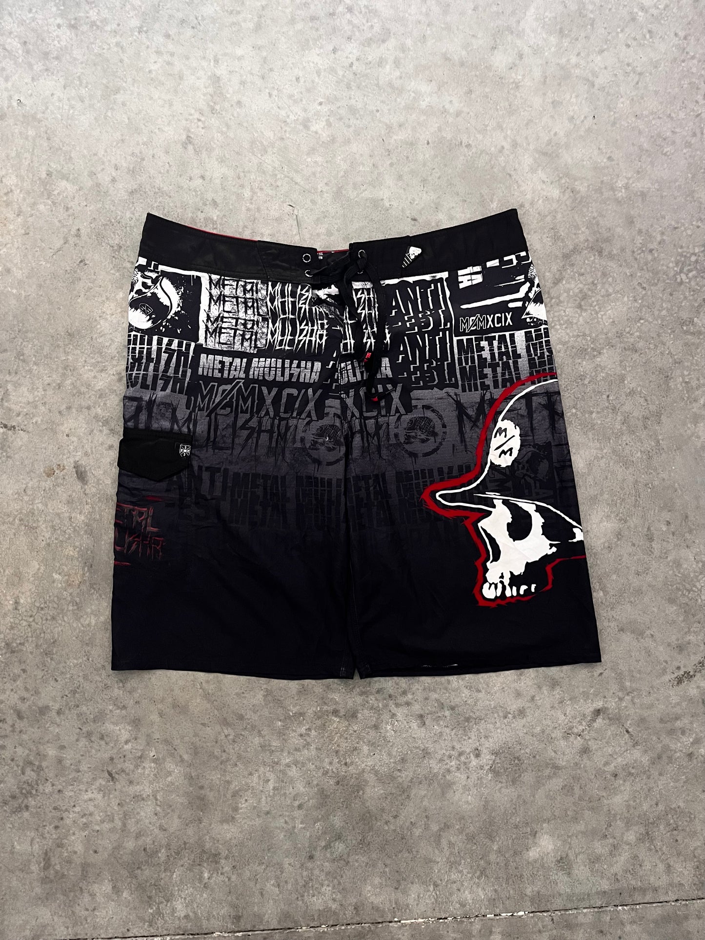 metal mulisha board shorts - 38