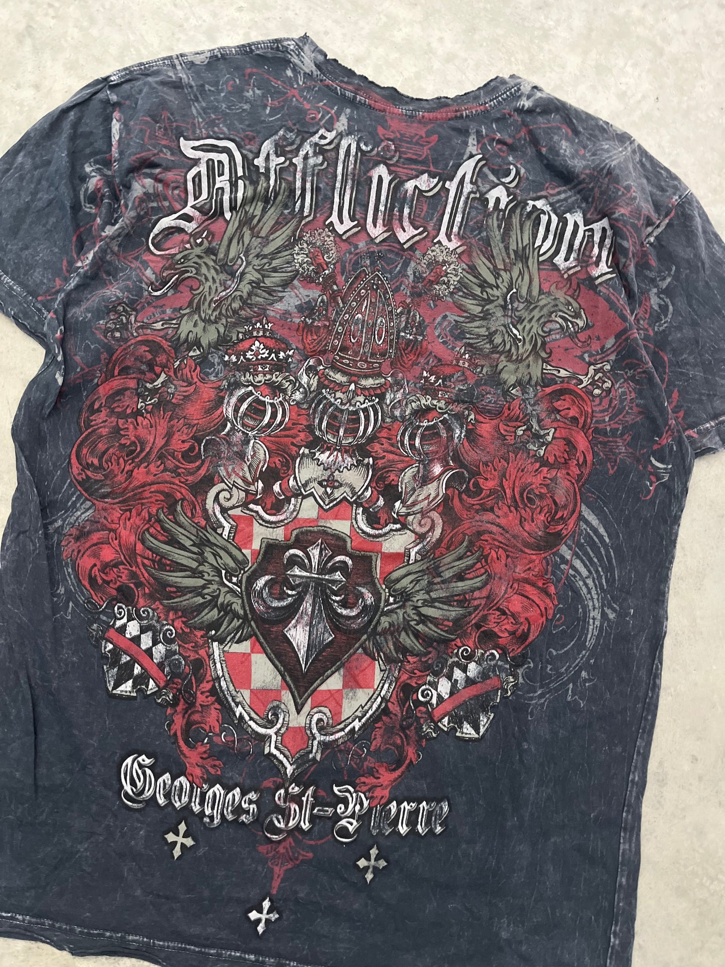 sick affliction tee - L