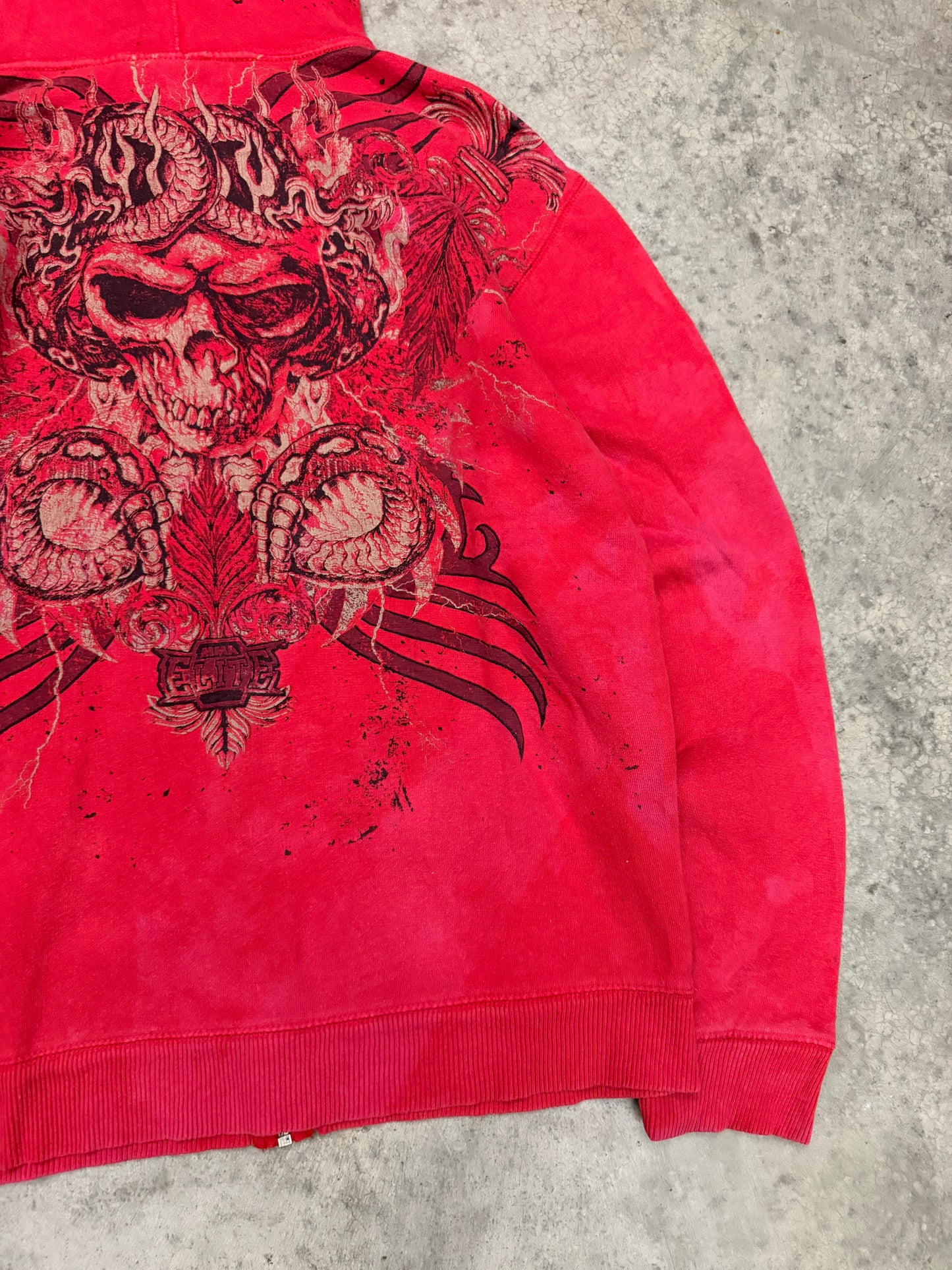 INSANE MMA elite zip up hoodie - M