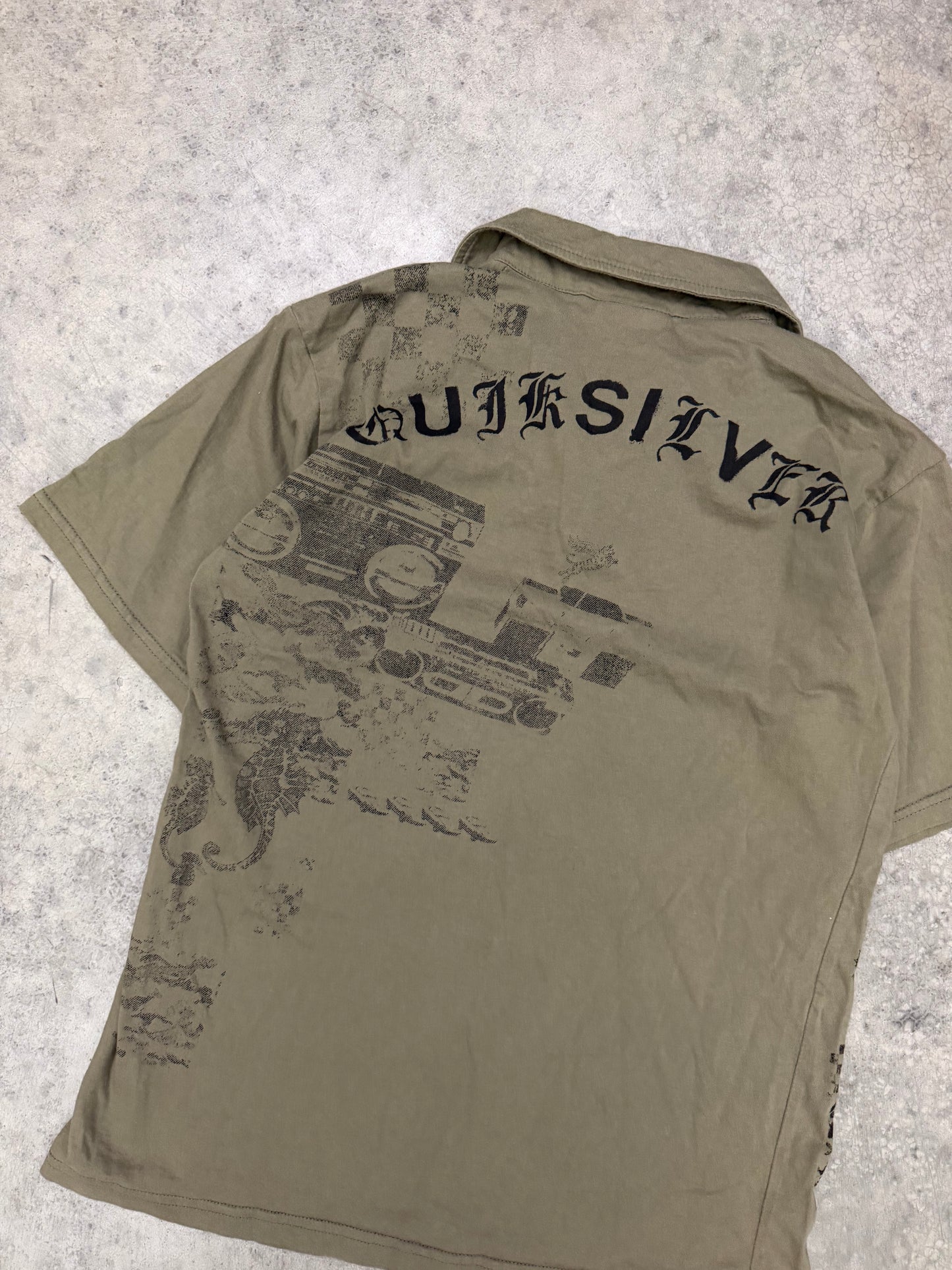 quiksilver polo - S