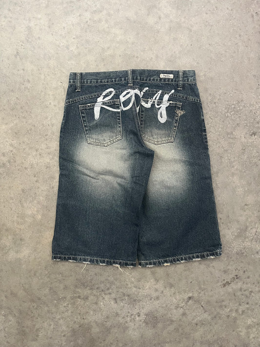 roxy spellout jorts - 30