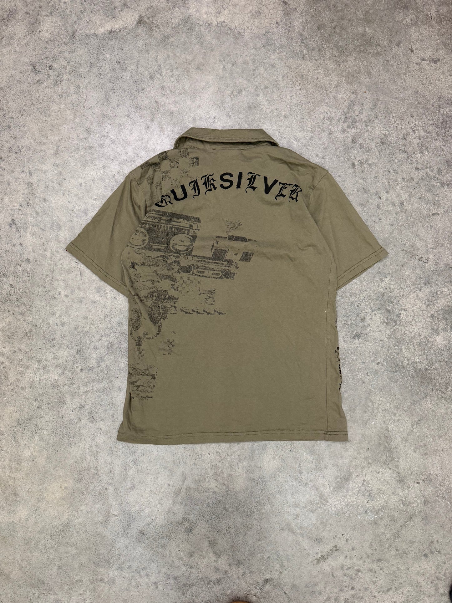 quiksilver polo - S