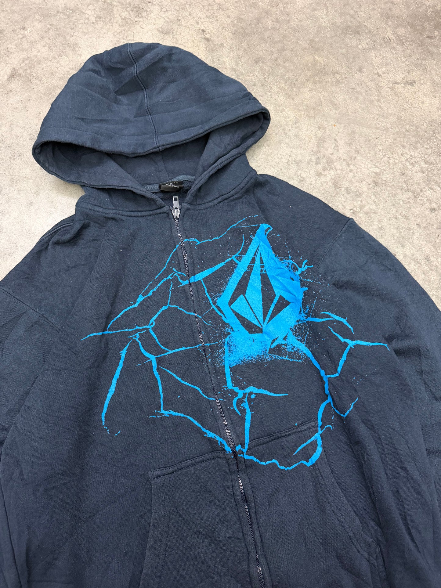 volcom zip up hoodie - M