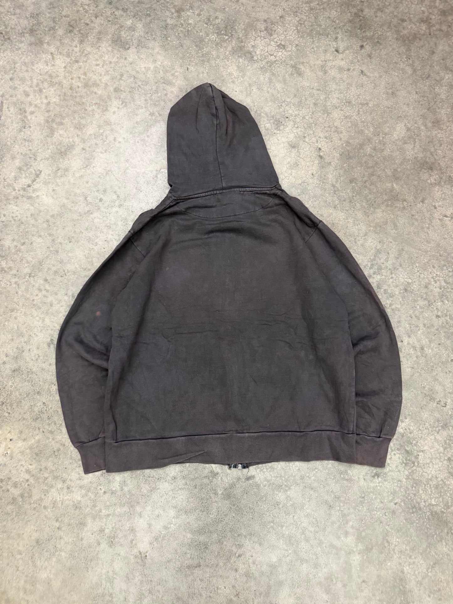 miami ink zip up hoodie - L