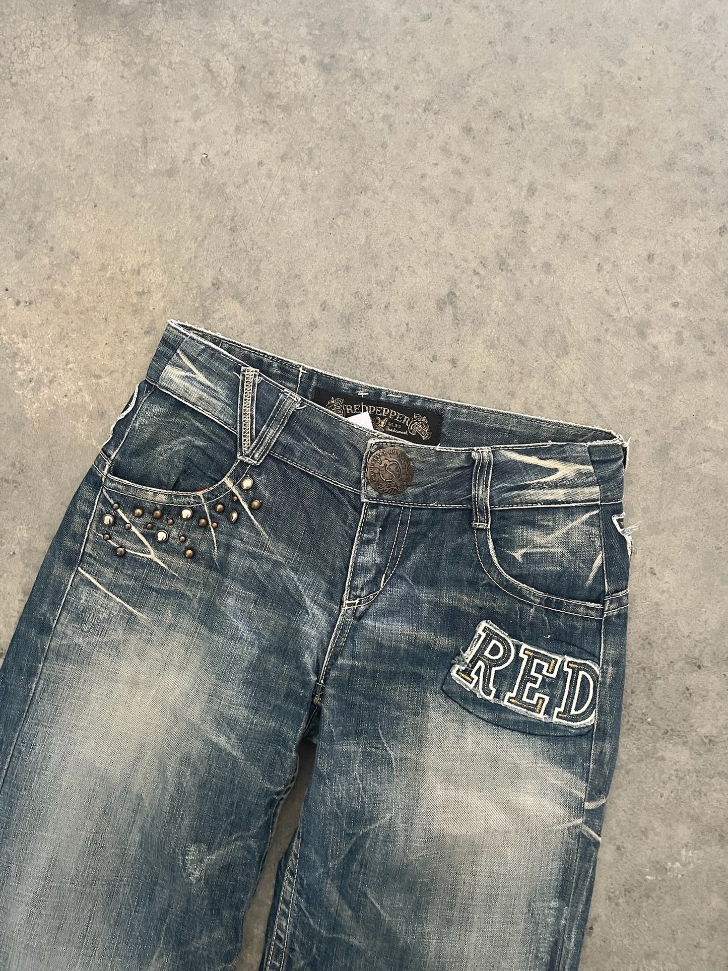 red pepper jeans