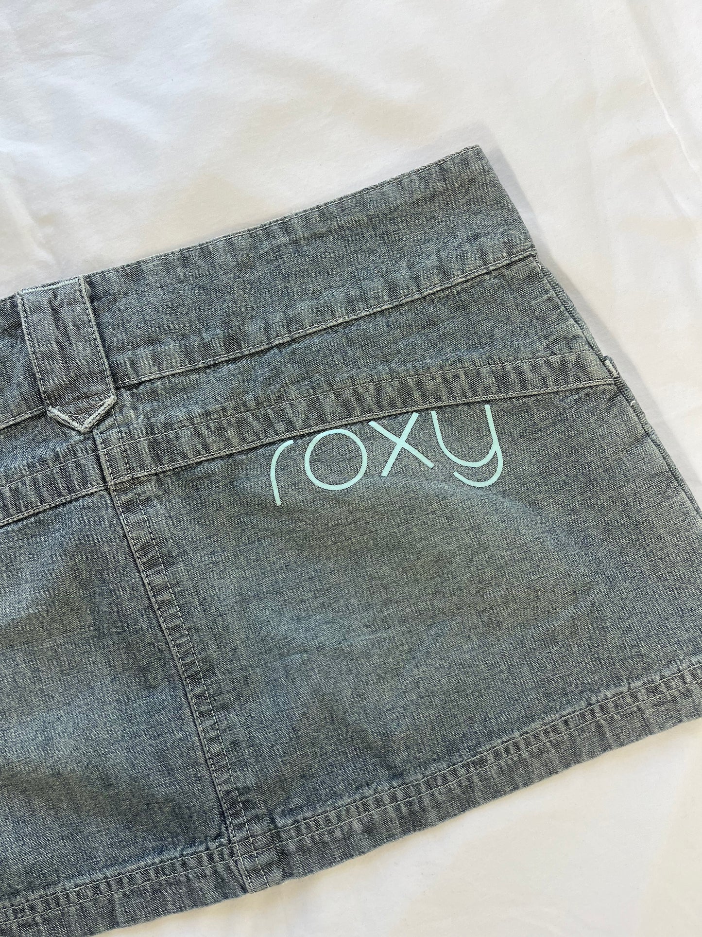 roxy denim mini skirt - 32