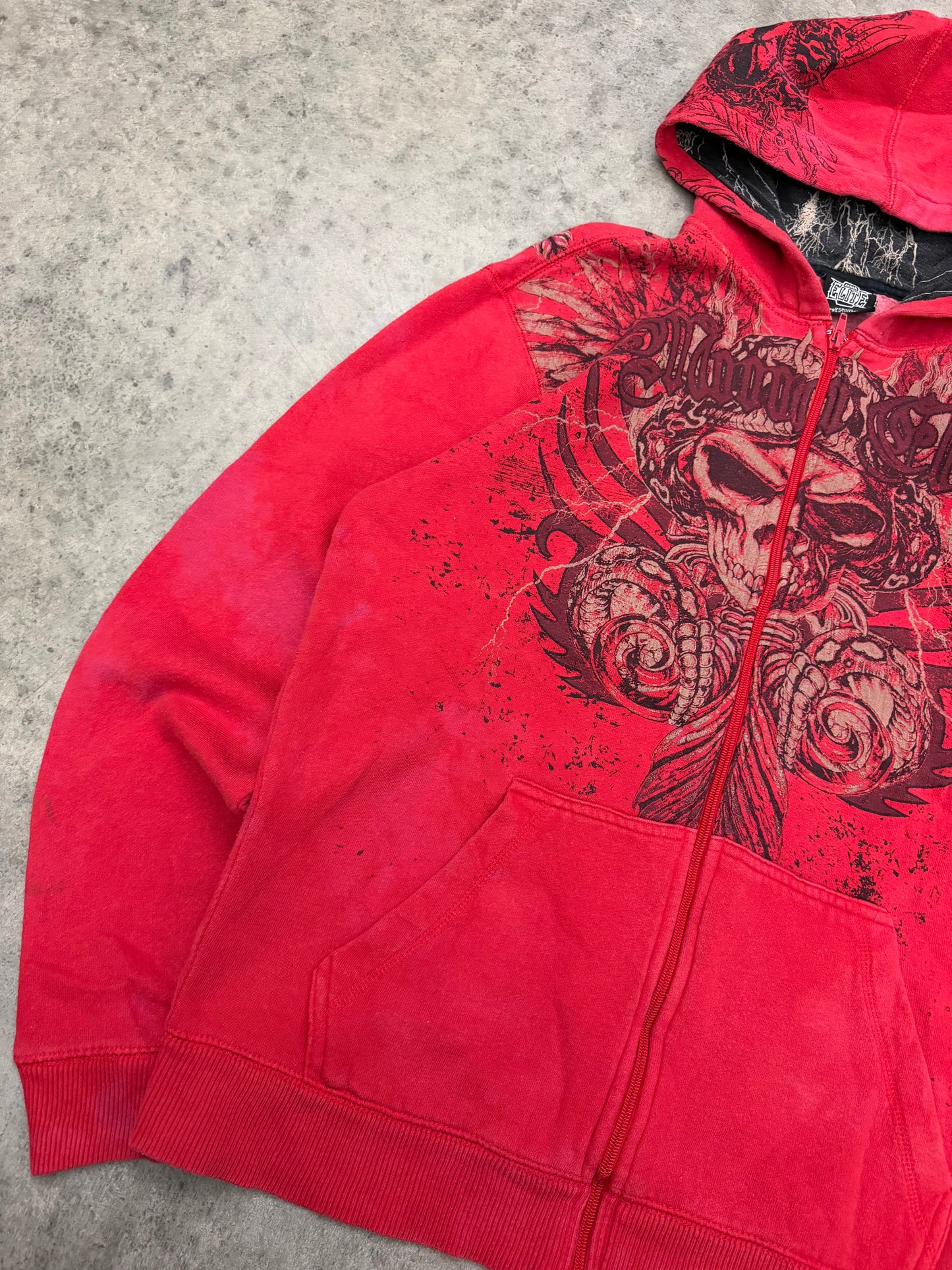 INSANE MMA elite zip up hoodie - M