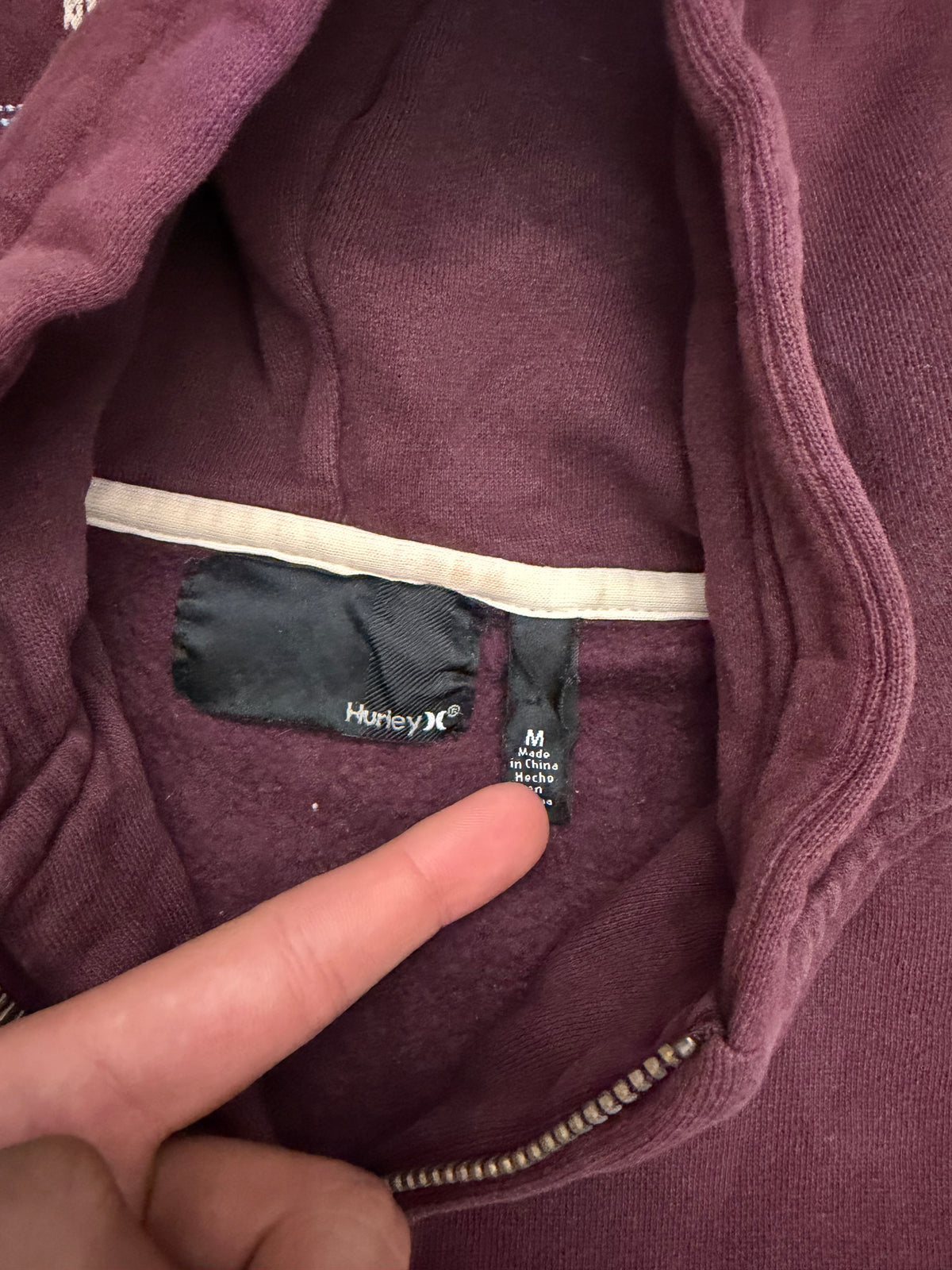 hurley hoodie - XS/S