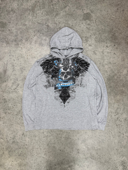MMA elite hooded long sleeve - S