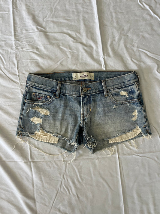 hollister denim mini shorts - 29