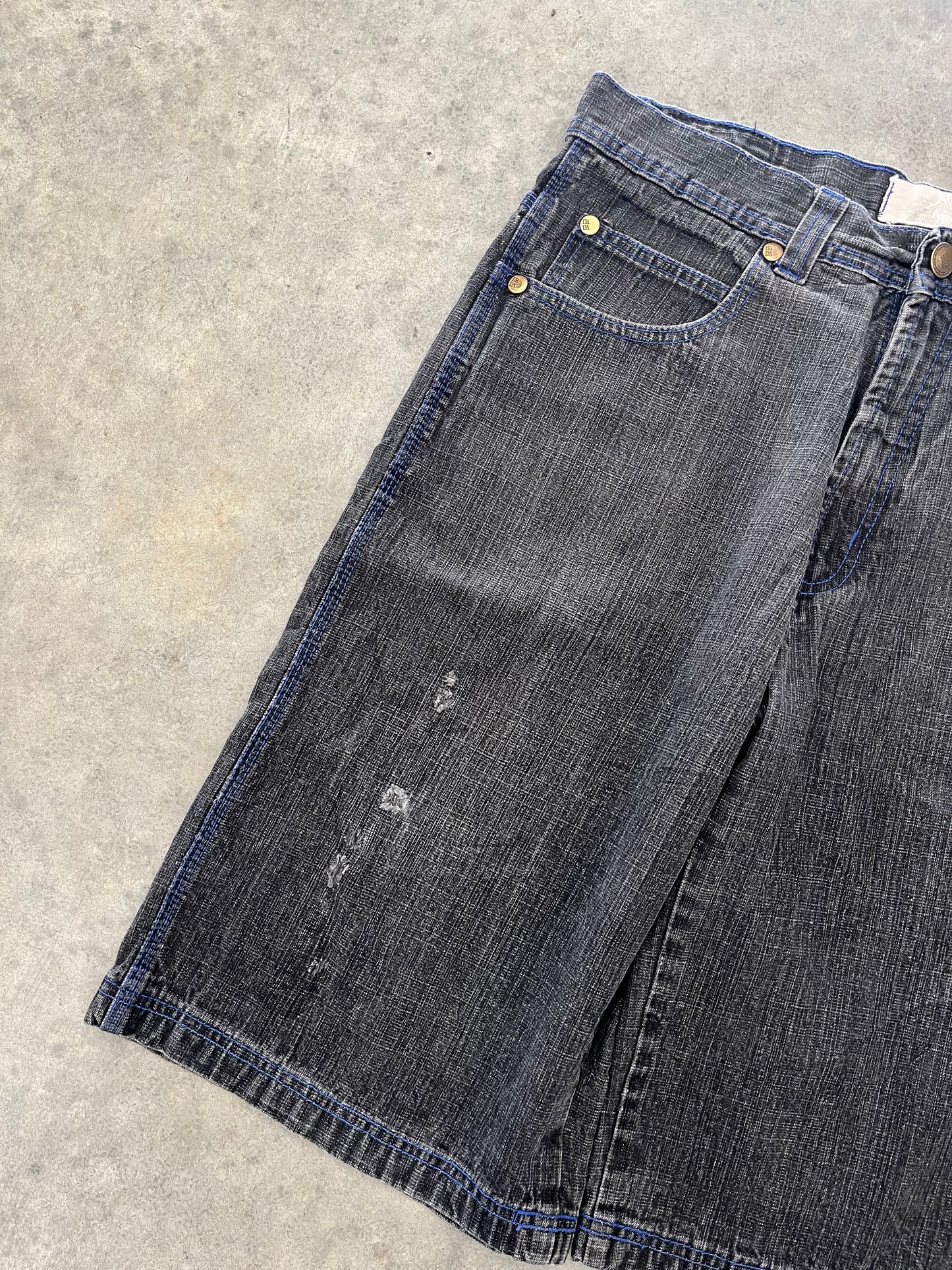 Black jorts- 34