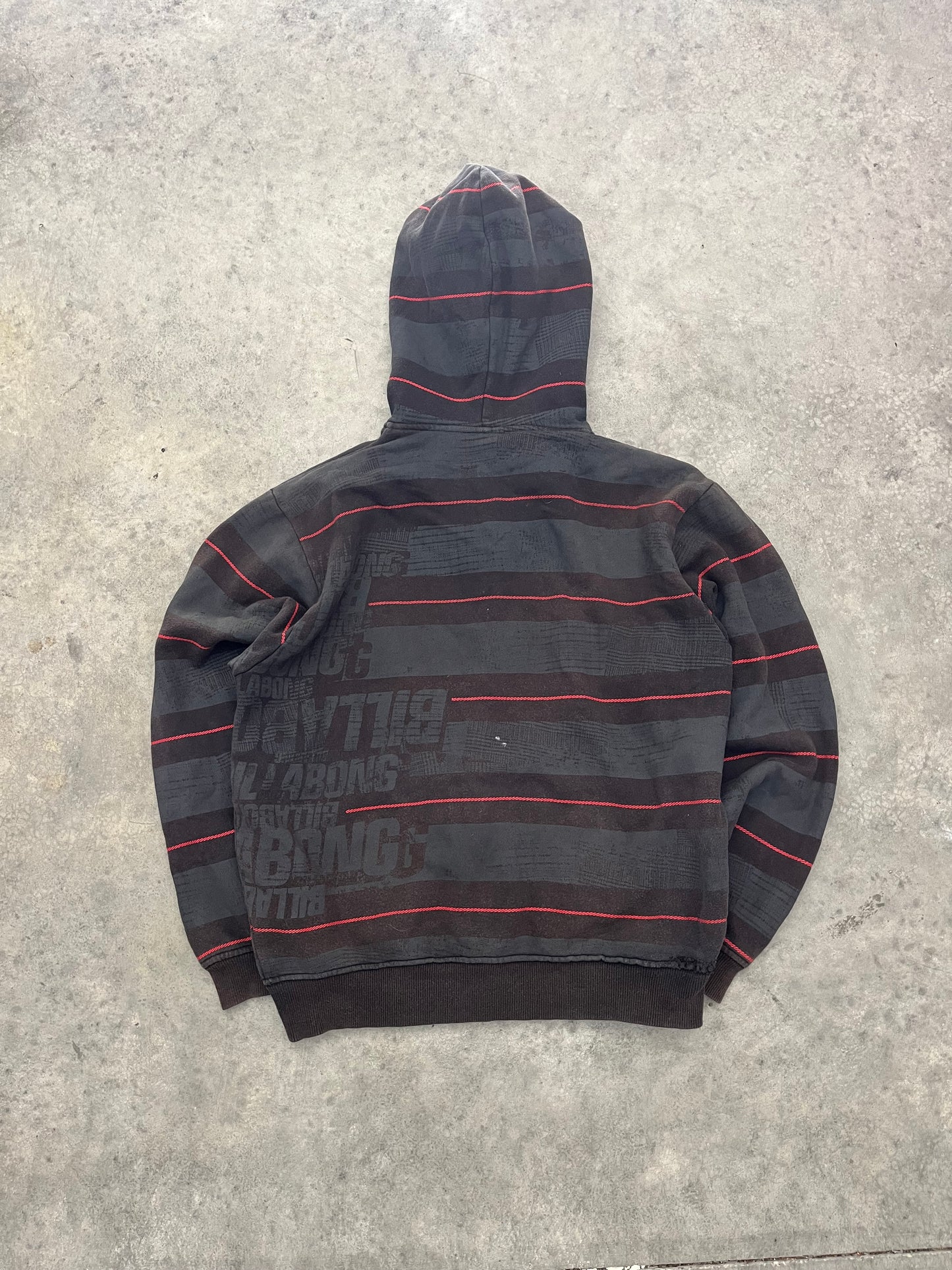 AOP billabong zipup hoodie - S