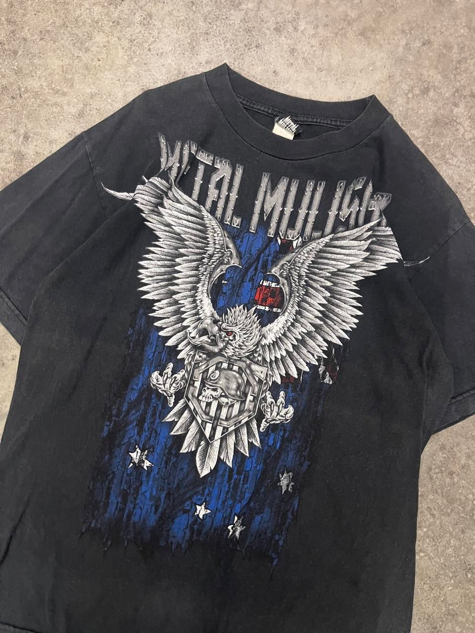 Faded metal mulisha tee - M