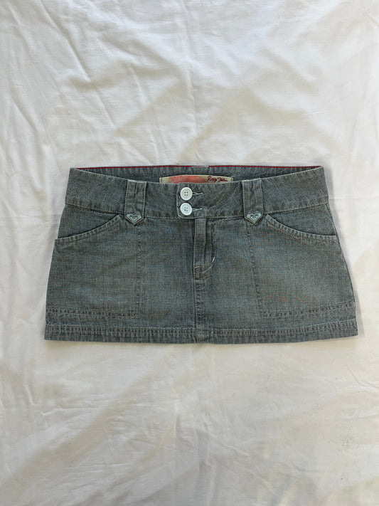 roxy denim mini skirt - 32