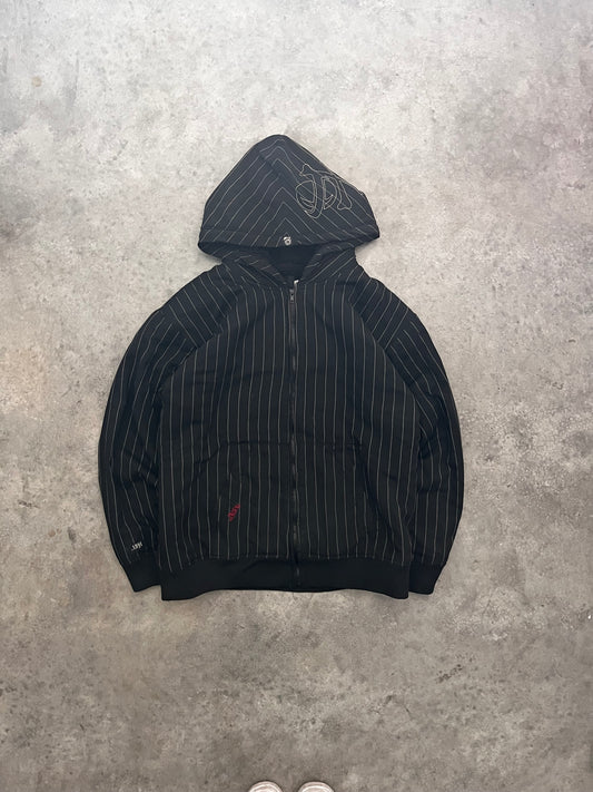Lost pinstripe hoodie - L