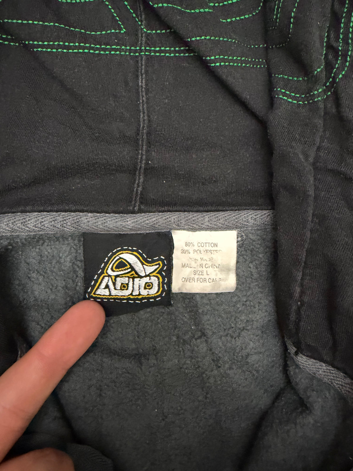 Adio zip up hoodie - L