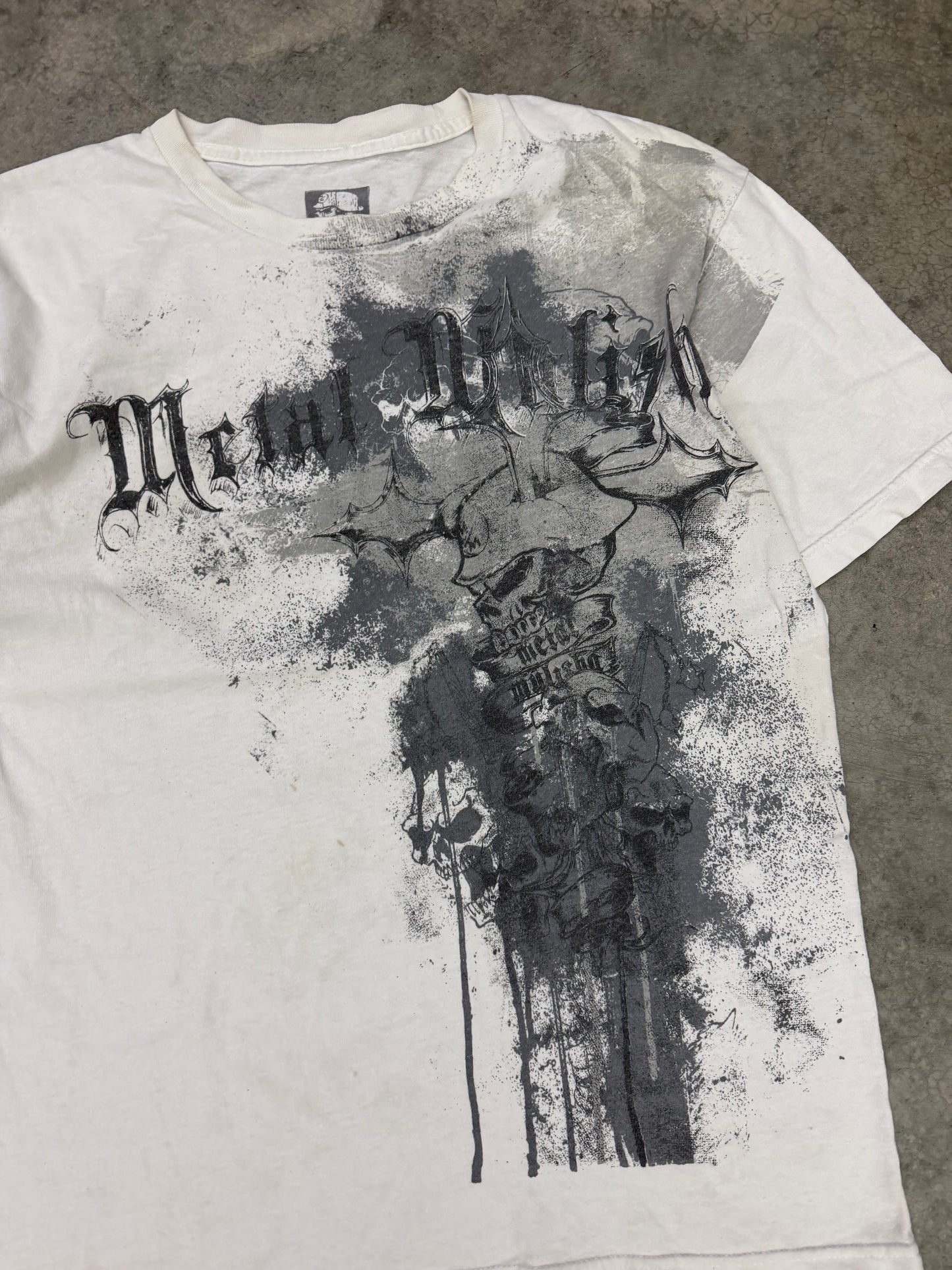 crazy metal mulisha tee - L