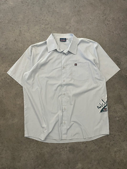 quiksilver button up - XL
