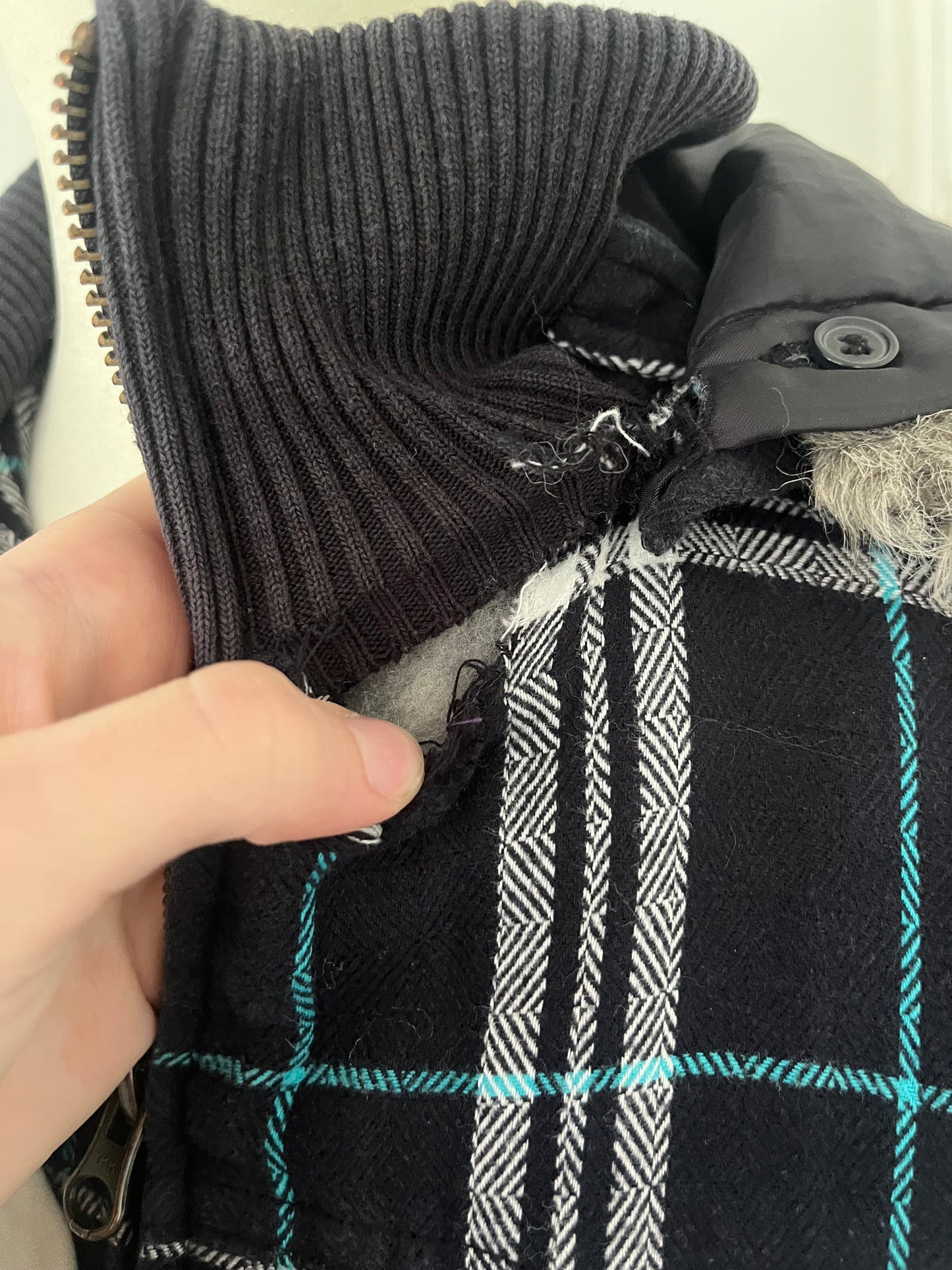 ripcurl fur hoodie - L
