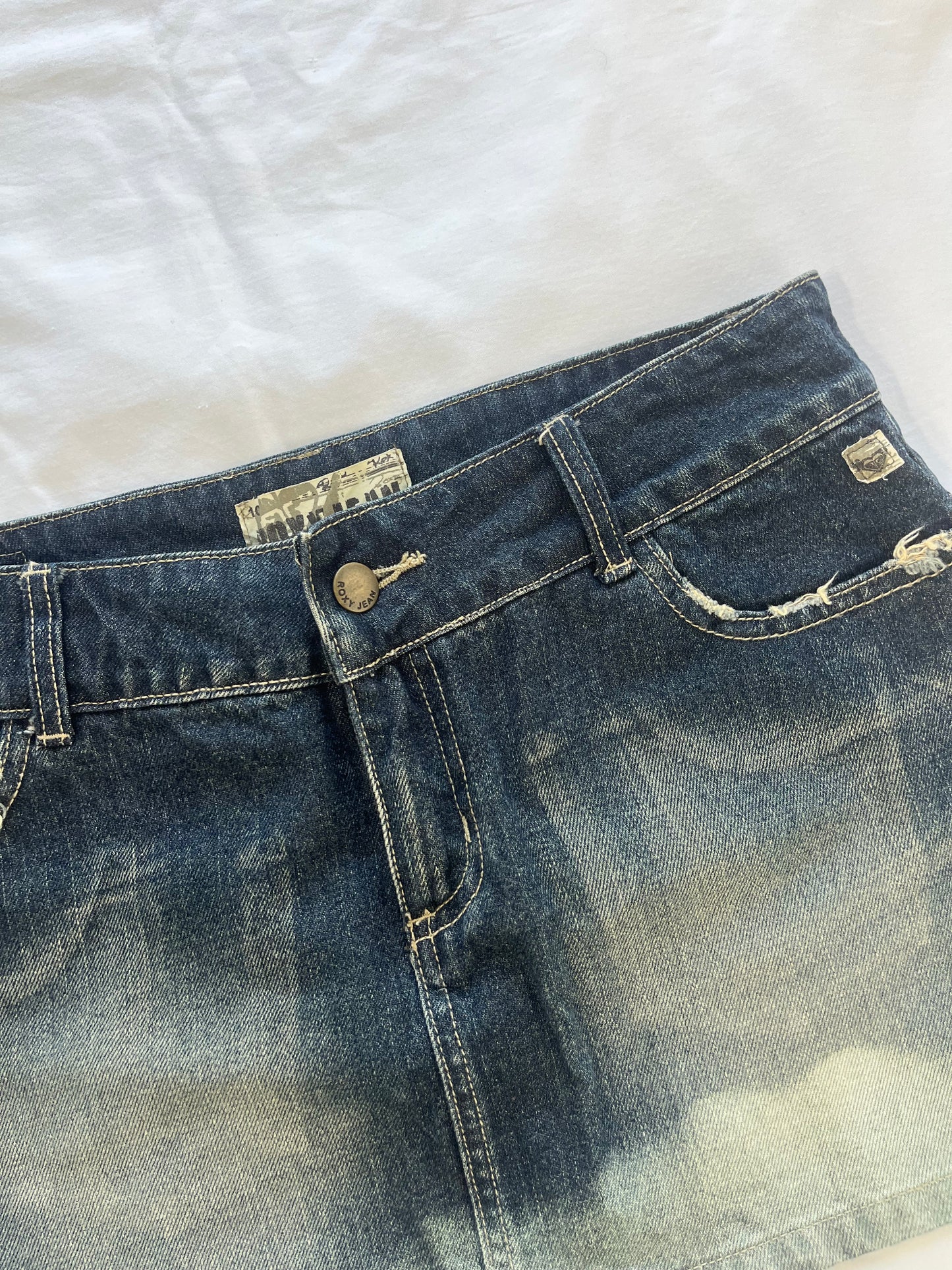 roxy denim mini skirt - 30
