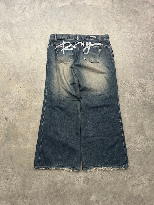 roxy spellout jeans - 34