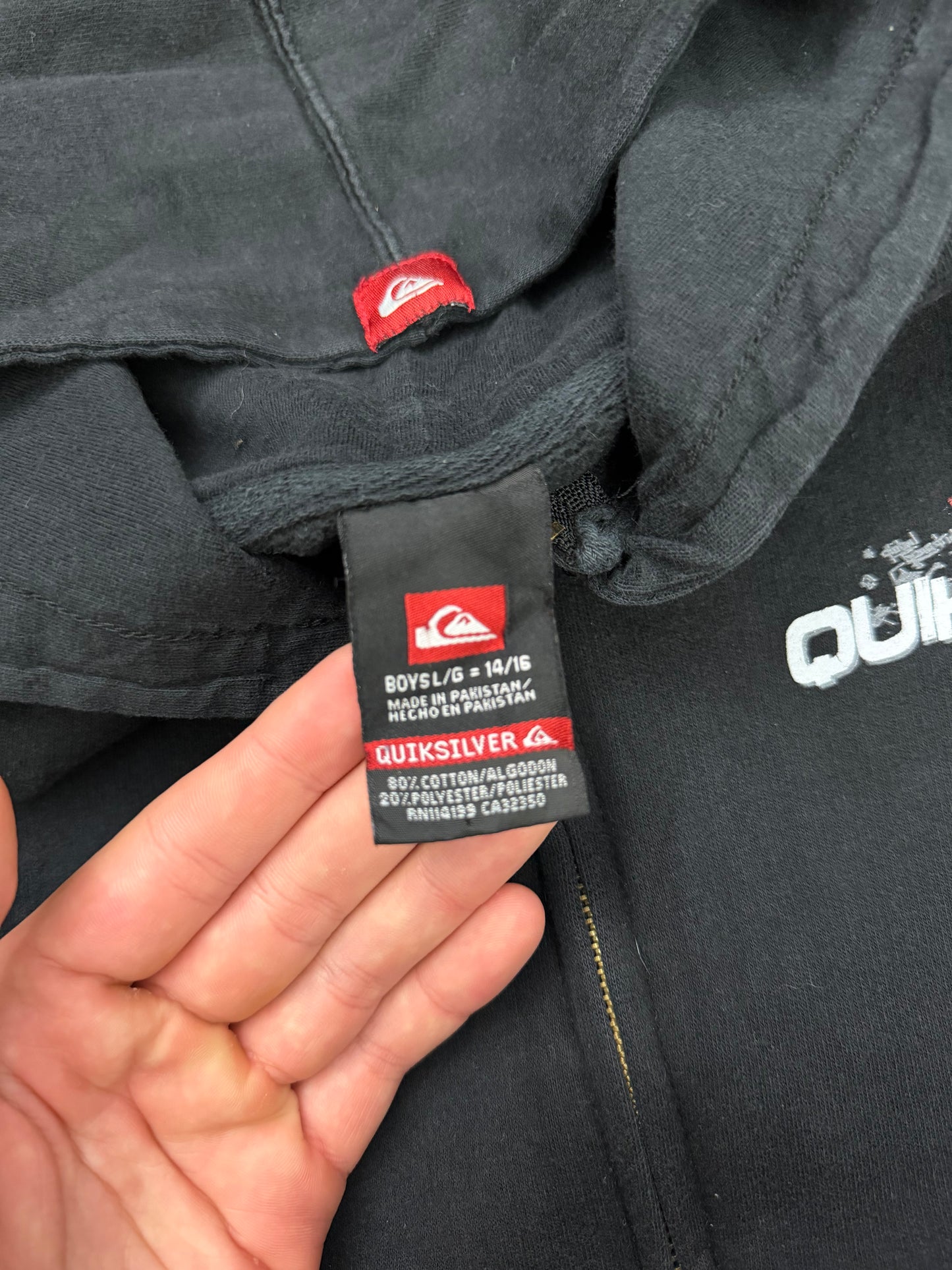 quiksilver zip up - S