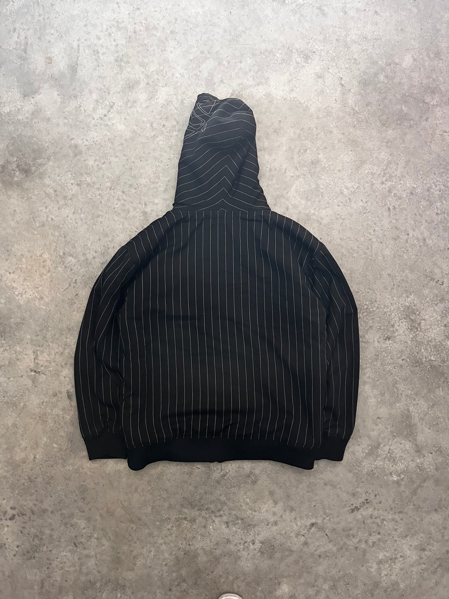 Lost pinstripe hoodie - L