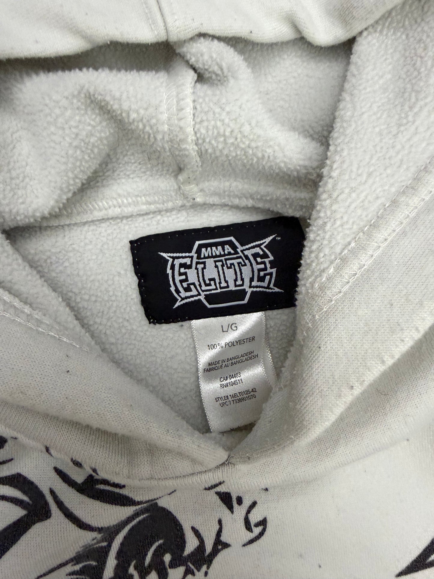 mma elite hoodie - L