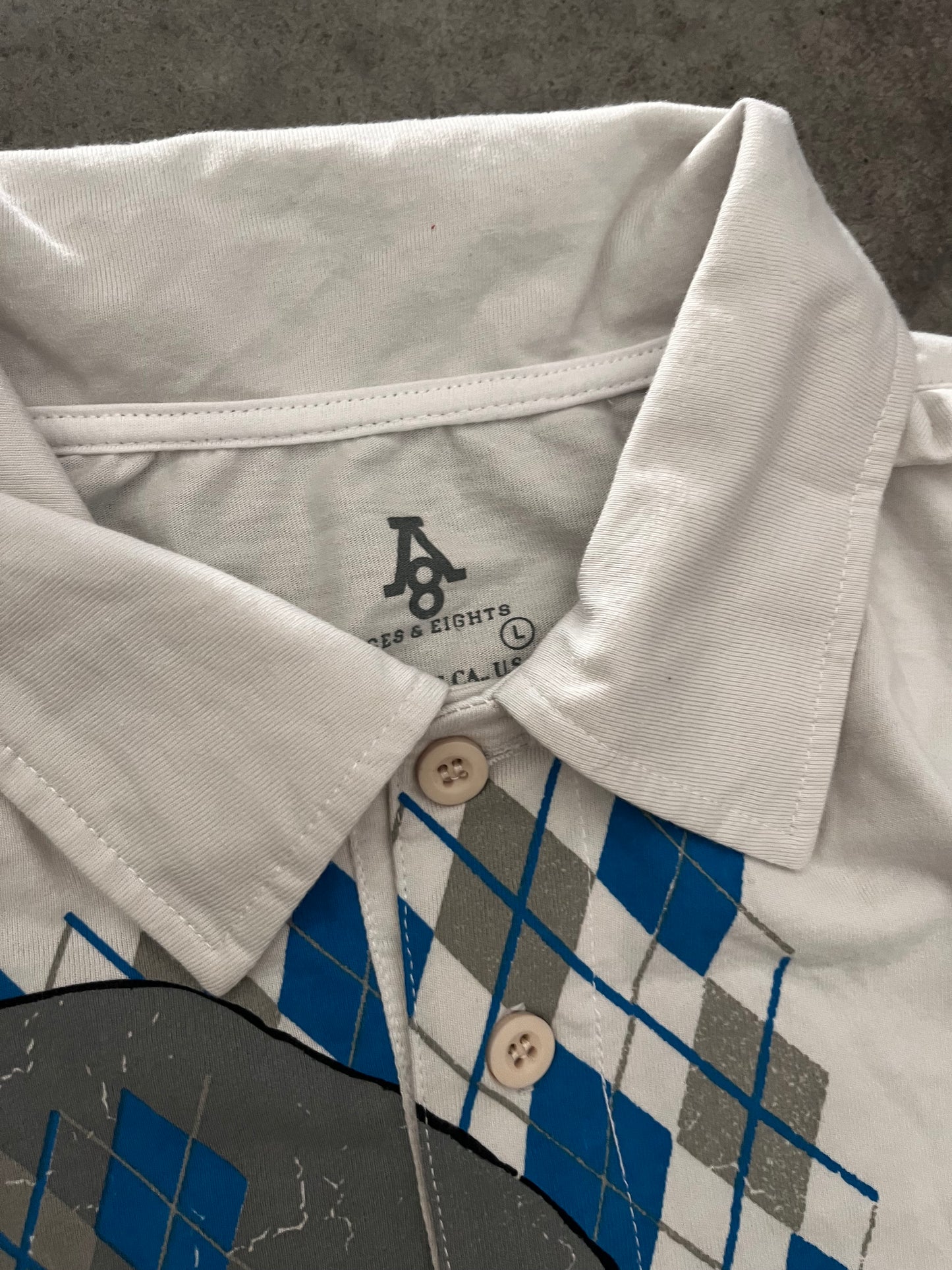 skull polo - L