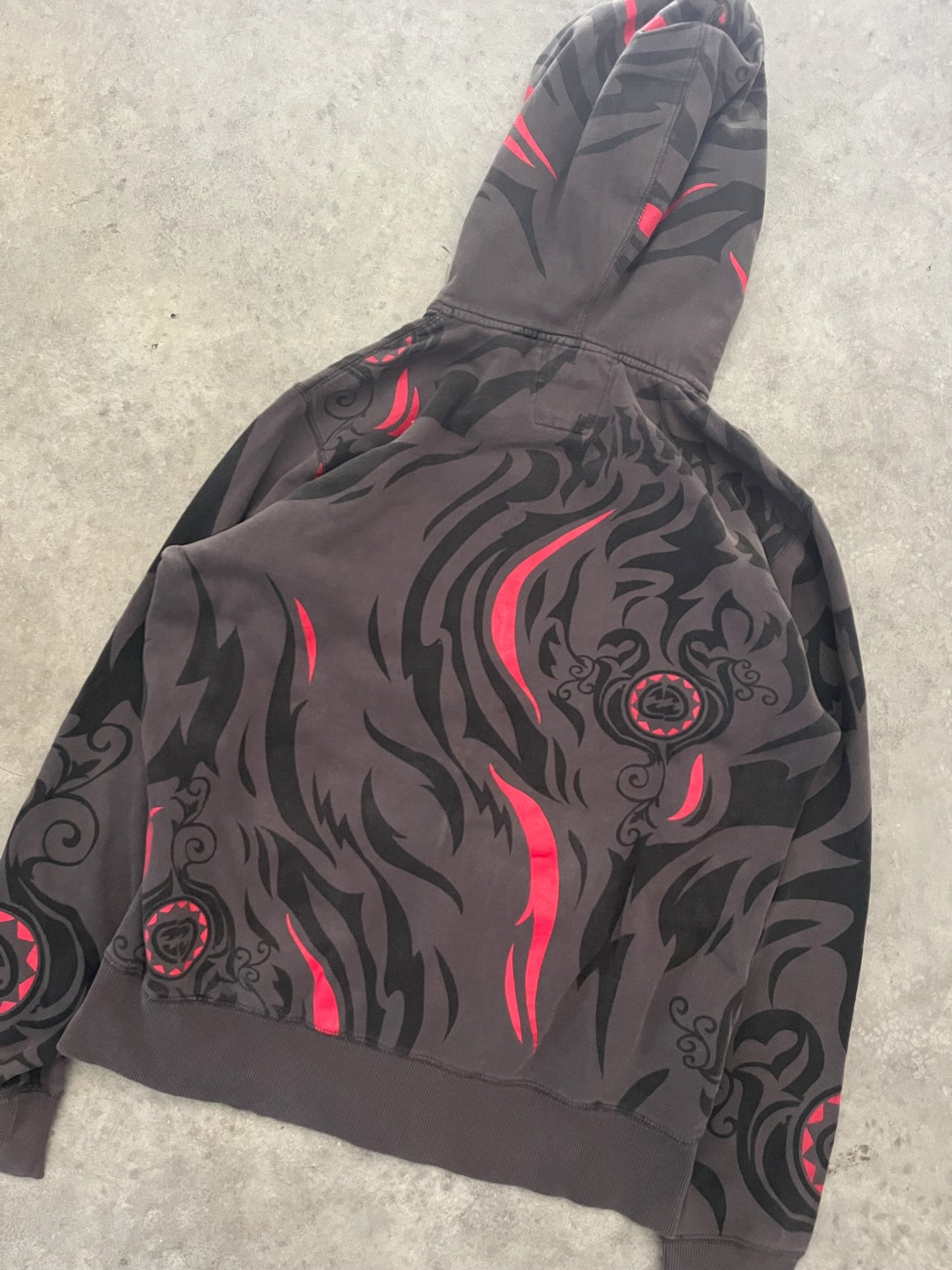 Full zip AOP billabong hoodie