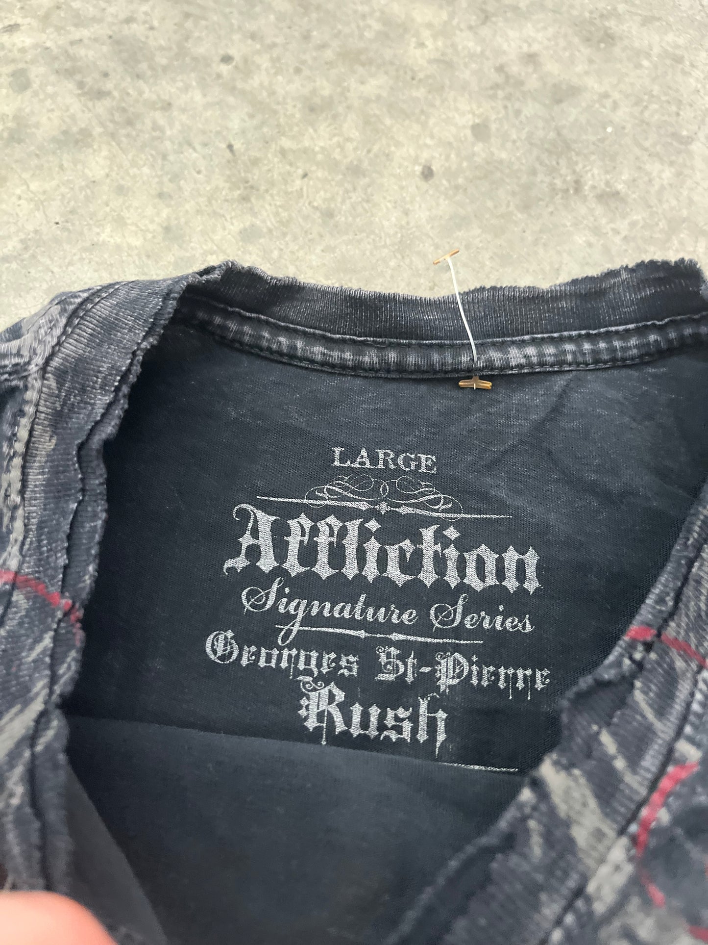 sick affliction tee - L