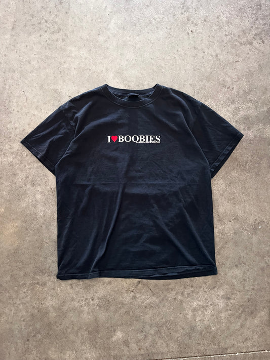 i ❤️ boobies tee - L