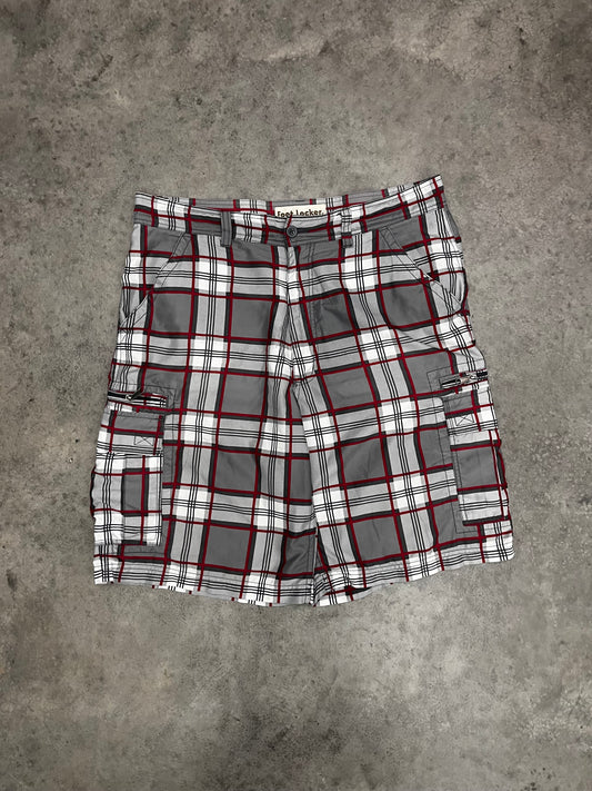footlocker plaid cargos - 38