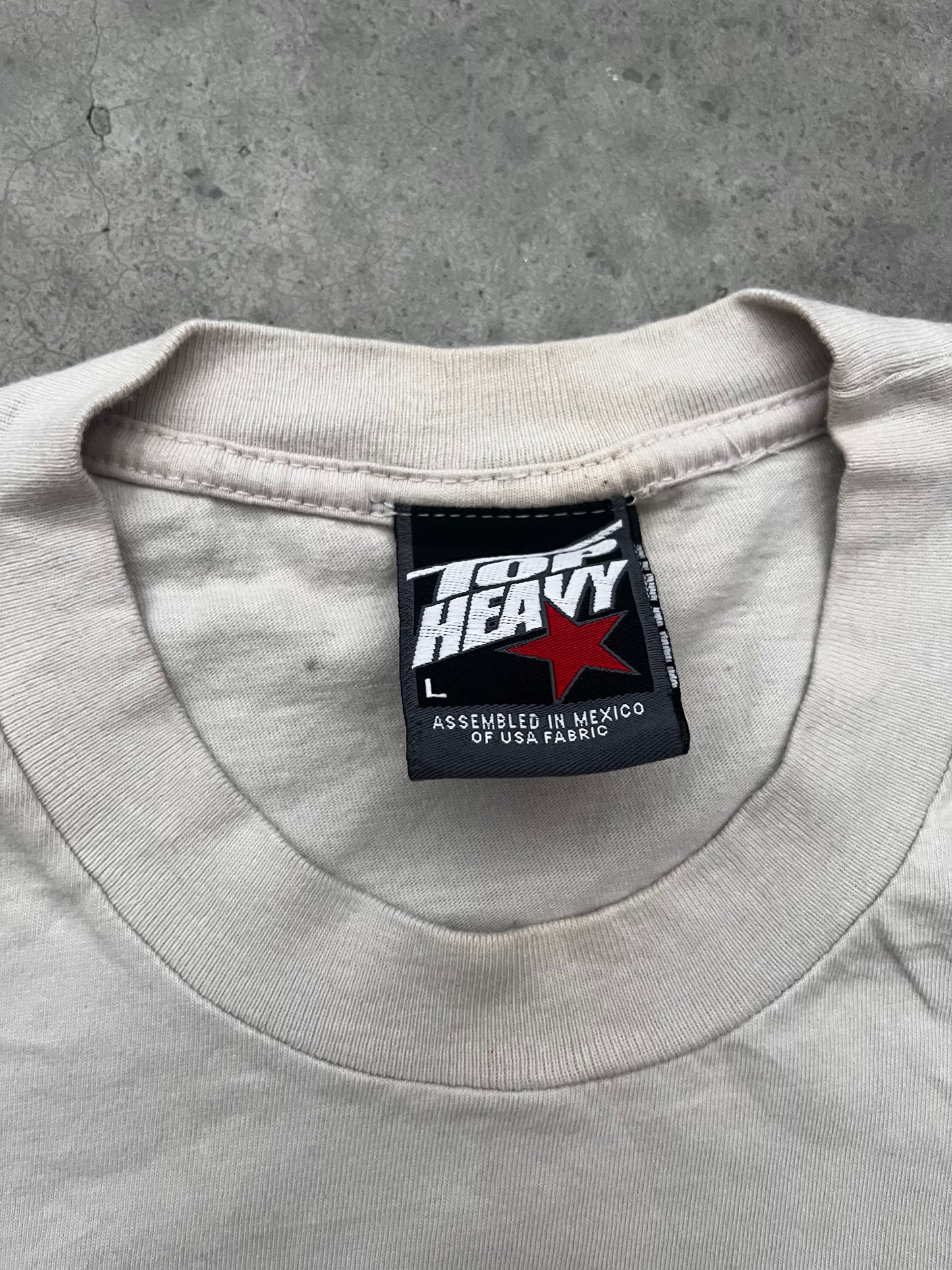 Top heavy tee - L