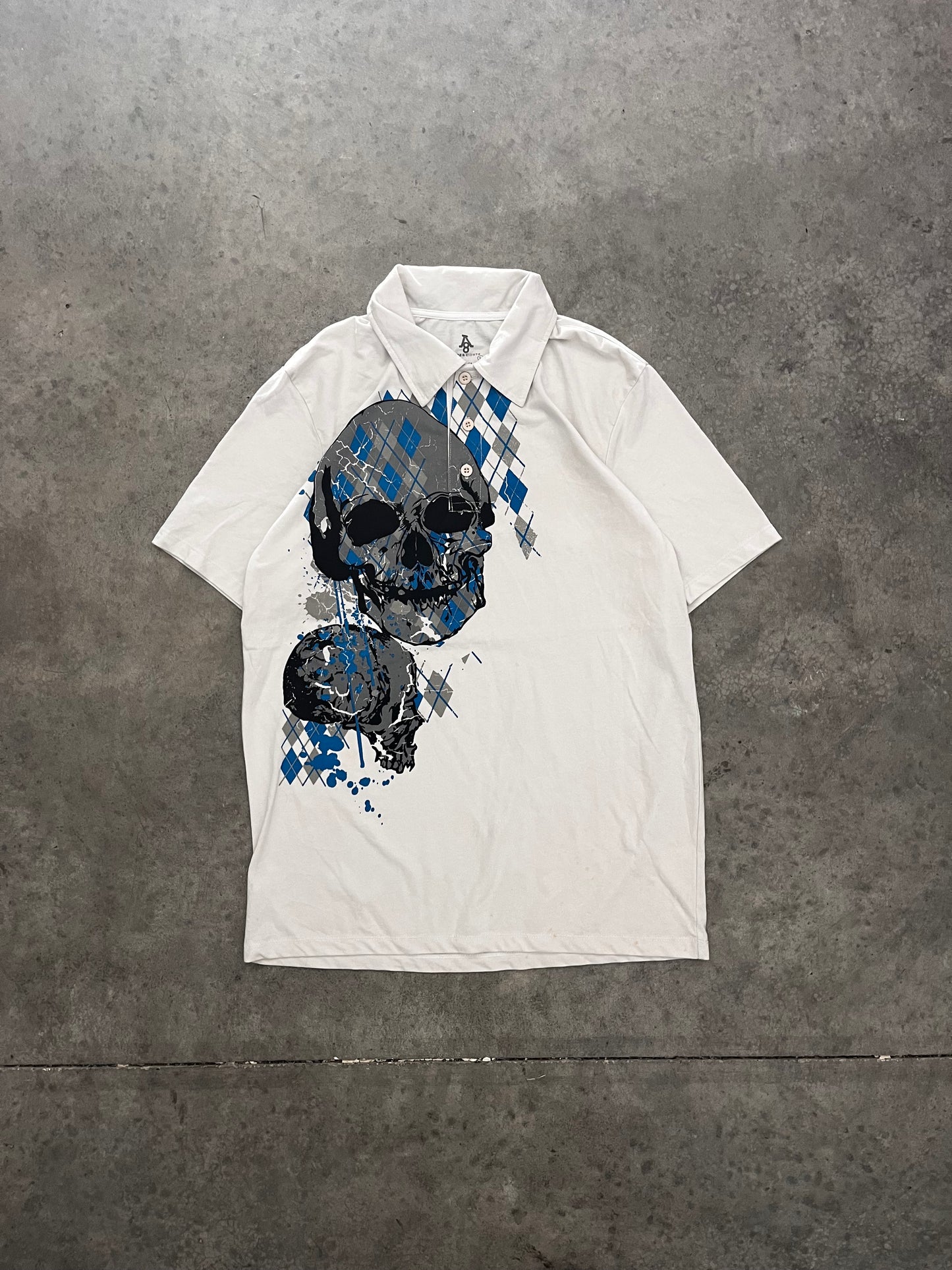 skull polo - L