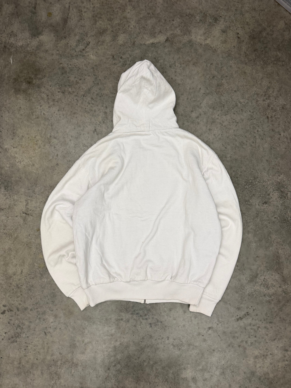 fox zip up hoodie - XL