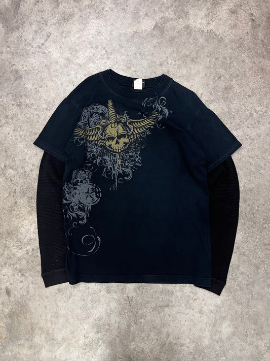 y2k long sleeve - S