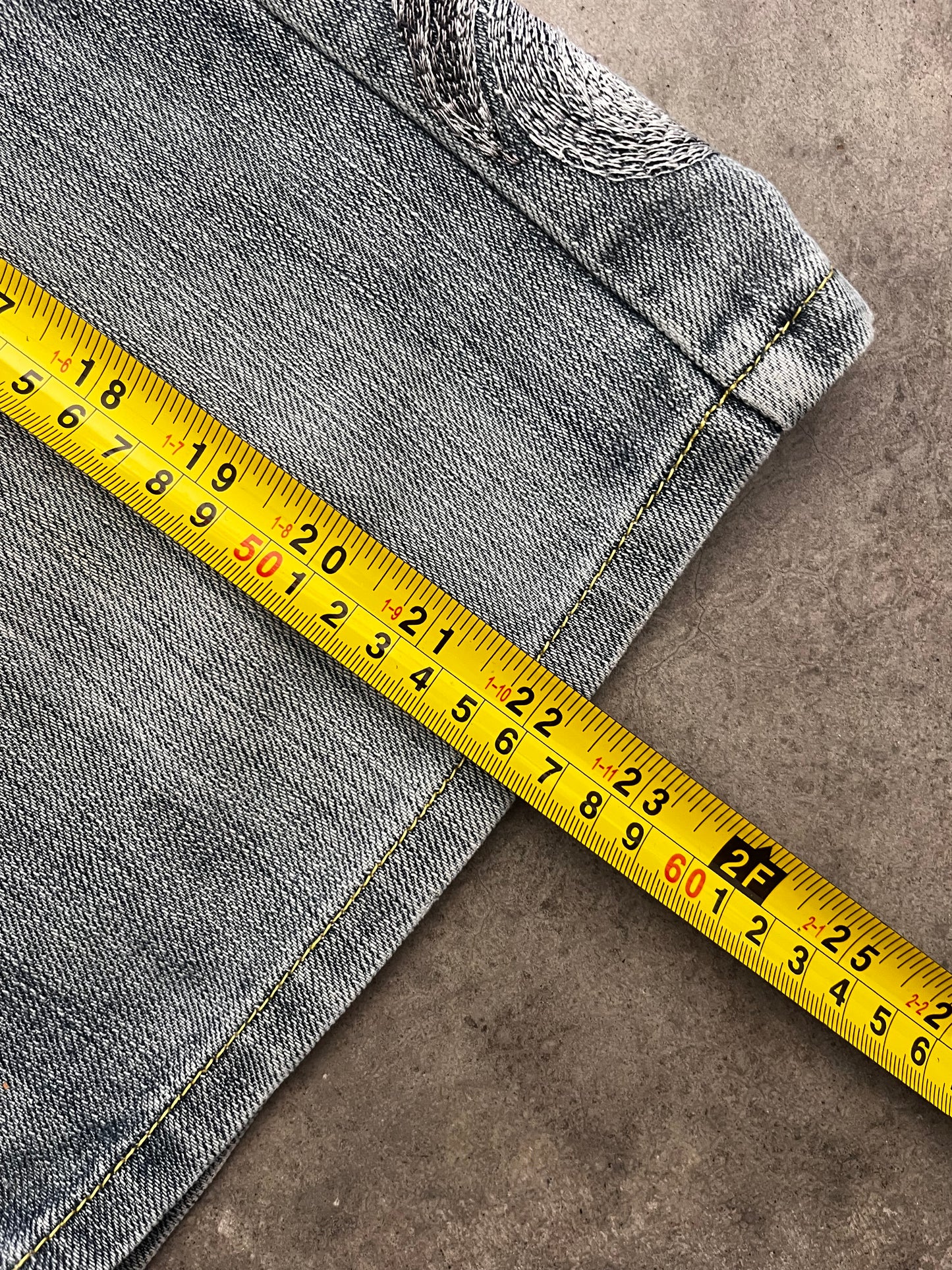 TUFF embroidered jorts - 34