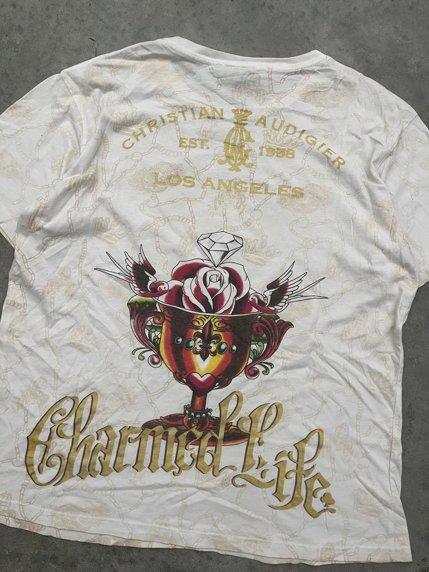 christian audigier tee - M