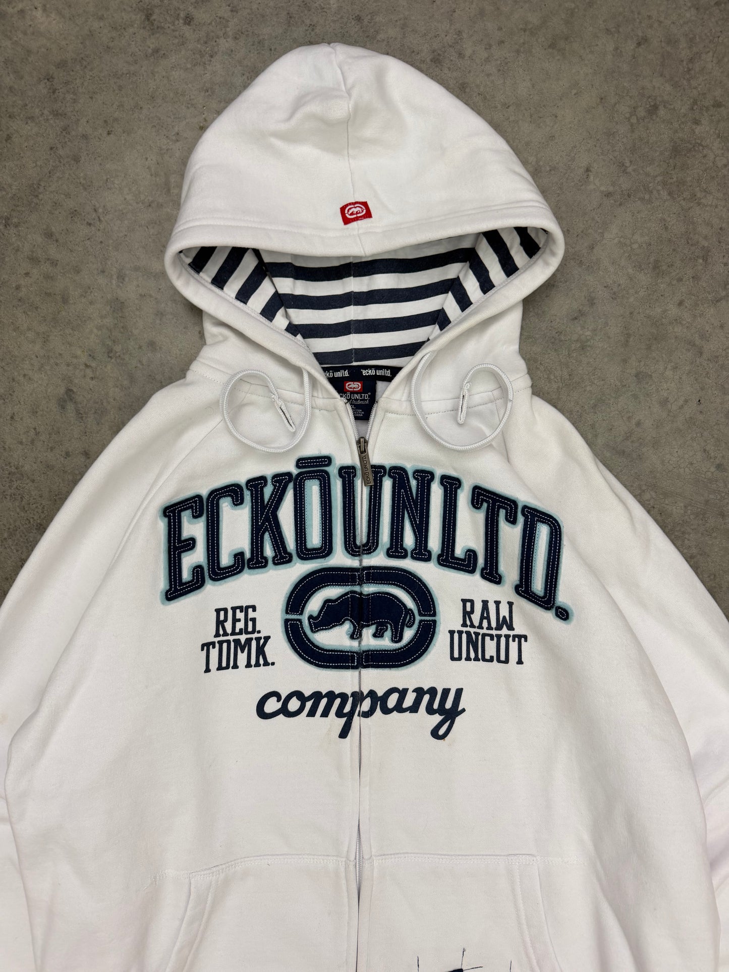 ecko unltd zip up hoodie - XL